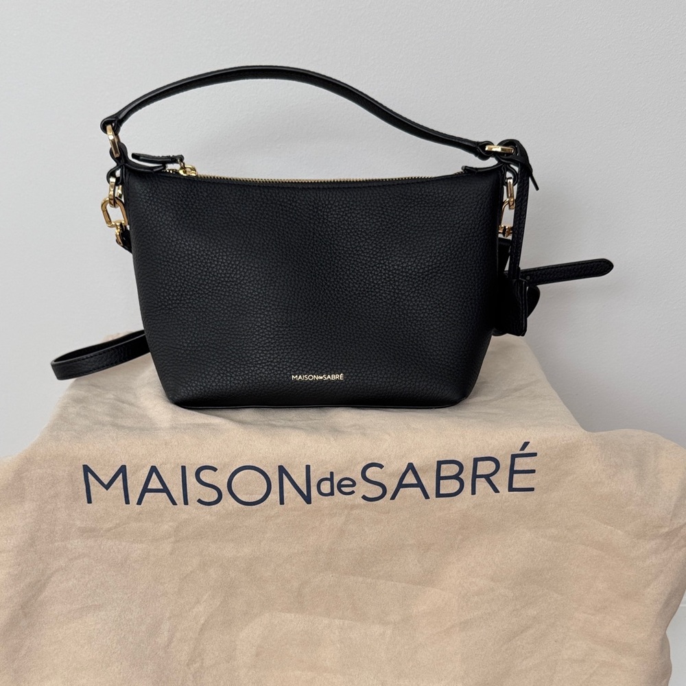 MAISON de SABRÉ The Small Soft Hobo Black